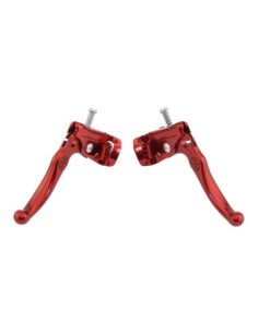 Mx Alloy Brake Lever Set Red.